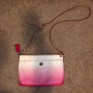 Ombré coach purse